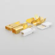 Gold Plated USB Connectors Type A+B Charging Plugs Welding Cable Decoders