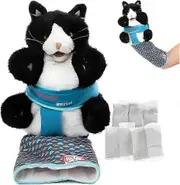 Cats Puppet Wrestler, Cats Hand Puppets Plush Animal Toys, with Tough Padding for Safe Interactive Play, for Boredom-Busting Training and Exercise
