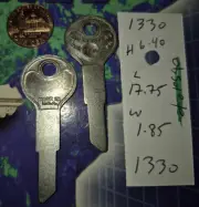Obsolete Key Blank Ilco # 1330.