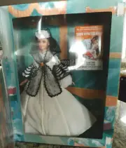 GWTW Barbie,Scarlett O’Hara in Black and White Dress,New Hollywood Legends