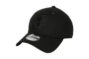 Deadpool Logo Black on Black Colorway New Era 39Thirty Fitted Hat