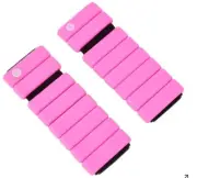 2 Pink Adjustable Ankle/ Wrist Weight Bracelet Fitness Equipment. FREE DELIVERY!