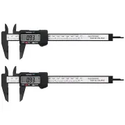 Digital Caliper, 2 Pack 6In Electronic Digital Caliper Measuring Tool, Construct