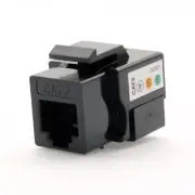 Cat3 RJ11 RJ12 Telephone Phone Line Keystone Jack 110 Punch Down 6P6C Black
