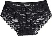 [PTOLOCIF] Lace Panties for Women Sexy Lace Floral Tangas Comfortable Hipster Briefs Full Coverage Knickers Underwear