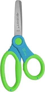 Westcott Soft Handle Kids Scissors, Colors May Vary, 5-Inch Blunt (14596)