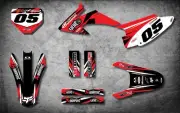 Honda CRF 150 F 2008 - 2014 Custom Graphic kit DIGGER style decals / stickers