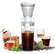 Electric Cold Brew Coffee Maker 2in1 Iced Coffee & Tea Maker Cordless