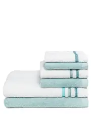 Ozan Premium Home Sweet Home Collection 6pc Turkish Cotton Towel Set