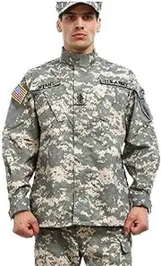 [NOGA] Camouflage Suit Combat BDU Uniform Military Uniform BDU Hunting Suit Wargame Paintball Coat+Pants