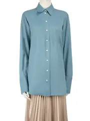 Blue Long Sleeve Button Down Shirt