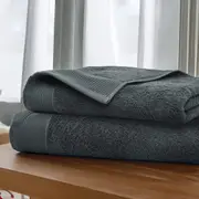 Bedding King 100% Pure Egyptian Cotton Bath Towel - Cadet Grey