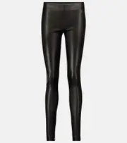 [The Row] The Row Moto leather leggings AU 16 black