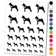 Basenji Dog with Heart Temporary Tattoo Water Resistant Set