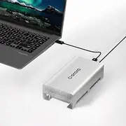 USB4 40Gbps U.2 SSD Enclosure, Compatible with Thunderbolt 4 to U.2 NVMe SSD Case, Up to 3000Mb/s, Type C to U.2(SFF-8639) PCIe Adapter, External 2.5” U.2 Case for Thunderbolt 4/3/USB3.2/3.1
