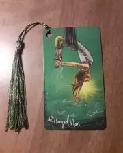 Hanged Man-Light Seer Tarot Bookmark Oracle Card Art Deck Gift, Purified&Charged