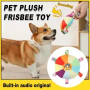 Puppy Teething Toy Durable Dog Frisbee Interactive Fetch Outdoor Training Play