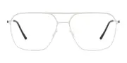 Ic! Berlin M1658 MB 11 Pearl Men's Glasses White Size 57 - Private Health Rebate - Blue Light Block Available