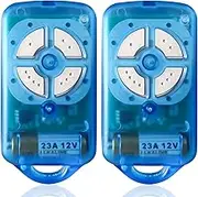 2 Pack Garage Door Remote Compatible with ATA PTX-4 SecuraCode Garage Gate Remote 433.92MHz Rolling Code 4-Channel Replacement Remote Control