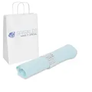 200 pcs 20"x20" inch Polyester Cloth Napkin - Light Blue - w/ Rings Wedding qk