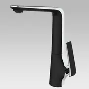 Esperia Matte Black & Chrome Kitchen Mixer