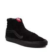 VANS - Sk8-Hi - Suede - Black/Black Monochrome - US Size Men's 5, Women's 6.5