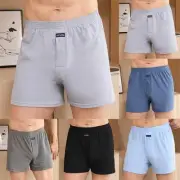 Boxer Briefs Sleepwear Men Nightwear Panties Soft Boxer Shorts Breathable