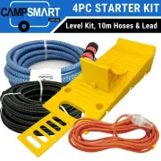 Caravan Essentials Starter Kit Pack - 4 Piece Water, Sullage Hose, Lead & Ramp