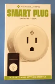 Smart Outlet Wi-Fi Plug, White, 2.4GHz, TS-WW117-199, Brand New