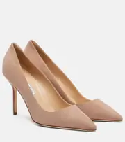[Manolo Blahnik] Manolo Blahnik BB 90 suede pumps AU 5 brown