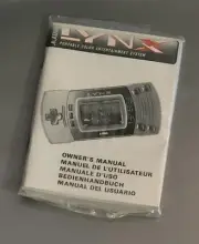 Official Atari Owners Manual for Atari Lynx II Console 2