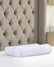 ProSleep White Cool Comfort Memory Foam Contour Oversized Bed Pillow