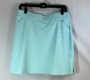 Peter Millar Women's Golf Skort Teal Large NWT Polyester/Spandex UPFSOT