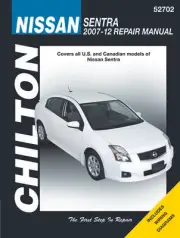 Nissan Sentra 2007-2012 Chilton Shop repair service Manual