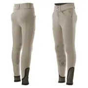 E36011 Equinavia Greta Kids Silicon Knee Patch Breech -Tan NEW