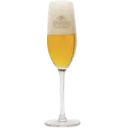 Deus Brut Des Flandres Stemmed Flute Beer Glass