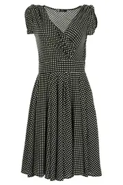 Jersey Dot Dress--ELI-EAW120-1