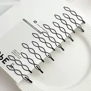 12 Pcs Vintage Hair Pins Mini Black Bobby Pins Fashion BB Clip Invisible Bangs Clip Small Bobby Pins for Women and Girls Decorative Wedding Dainty Accessories Headwear Hair Accessories,Hair Pins