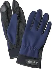[PuroMonte] GI007U/NV Warm Fit Trekking Gloves, Navy, Size 2