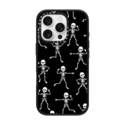 iPhone 16 Pro Impact Case MagSafe Compatible Dancing Skeletons