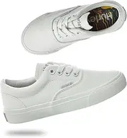 [Hurley] Marley Kids Lace Up Canvas Sneakers – Low Cut Skateboarding Shoes for Kids, Sports Shoes for Boys and Girls