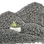 45 LB Natural River Rocks Mexican Beach Pebbles for Landscaping Garden Paving...