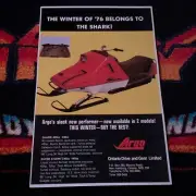 ‘76 ARGO SHARK Snowmobile Poster vintage sled argo