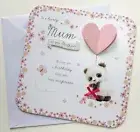 LARGE NEW MUM PANDA THEMED BIRTHDAY CARD “TO A LOVELY MUM ON YOUR BIRTHDAY”