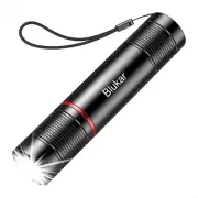 Blukar LED Torch Rechargeable 2000L Super Bright Adjustable Focus Flashlight