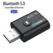 2 In1 USB Wireless Bluetooth Computer Headset Adapter Transmiter Bluetoo.j6