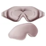 Travel Sleep Eye Mask Soft 3D Deep Contoured Eye Covers Sleeping Blindfold -Pink