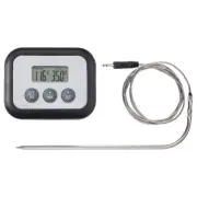 IKEA FANTAST meat thermometer/timer 9x7 cm digital black