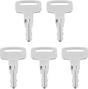 Briny River 5-Piece Ignition Key for Rollers and Heavy Equipment 160431 6986 Compatible with Hitachi Tractor