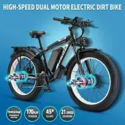 KETELES K800 Electric Bike 2000W Dual Motor 48V 23AH 26" Fat tire E-MTB 50KM/H